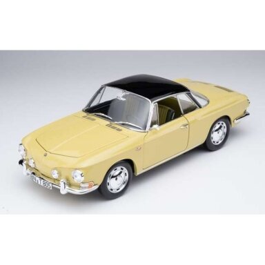 PRE-ORD3R NOREV 1/18 Volkswagen Karmann Ghia Typ 34, manila yellow/black top