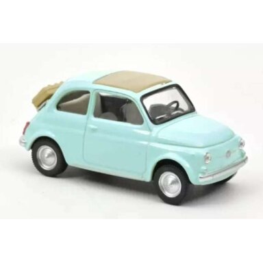 PRE-ORD3R NOREV 1/43 1965 Fiat 500F *Jet-car*, pastel blue