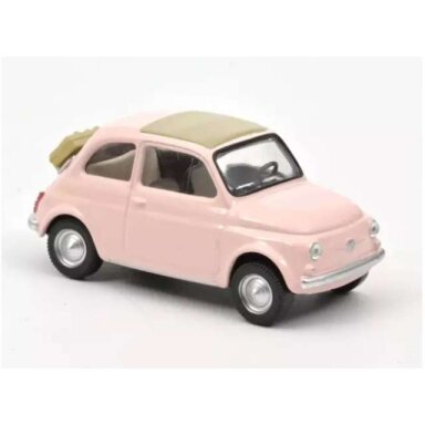 PRE-ORD3R NOREV 1/43 1965 Fiat 500F *Jet-car*, pastel pink