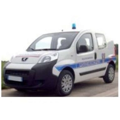 PRE-ORD3R NOREV 1/43 2009 Peugeot Bipper, "Police Municipale", white/blue