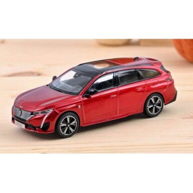 PRE-ORD3R NOREV 1/43 2021 Peugeot 308 SW GT, elixir red
