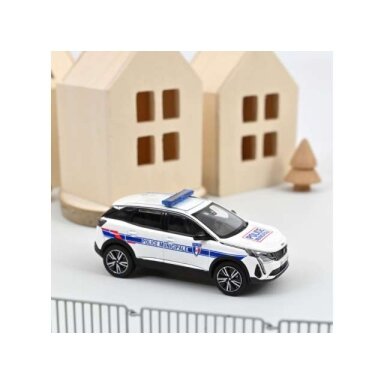 PRE-ORD3R NOREV 1/43 2023 Peugeot 3008 *Police Municipale*, white/blue