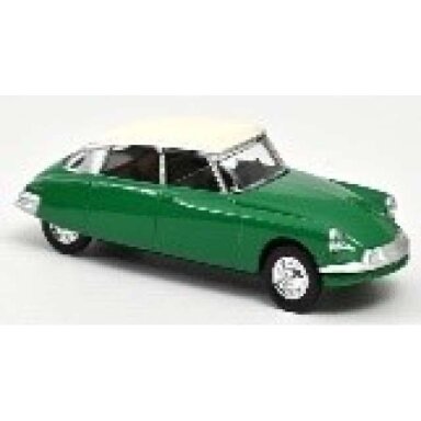 PRE-ORD3R NOREV 1/58 1958 Citroen DS 19, green/white roof