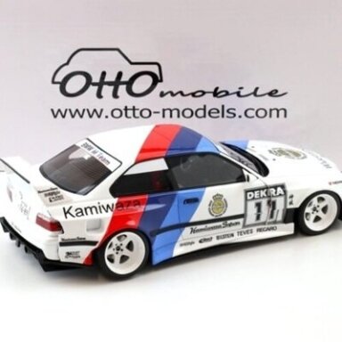 OttOmobile Miniatures 1/18 2024 BMW E36 #11 Khyzyl Saleem *Resin series*, white/blue/red