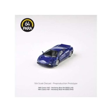 PRE-ORD3R Para64 Modeliukas 1/64 1991 Cizeta V16T, blue left hand drive (cars in a deluxe Acrylic window box) PRE-ORD3R Para64 Modeliukas 1/64 1991 Cizeta V16T, blue left hand drive (cars in a deluxe Acrylic window box)
