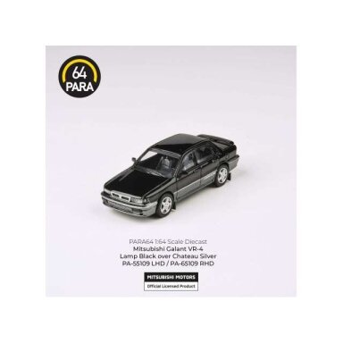 PRE-ORD3R Para64 Modeliukas 1/64 1998 Mitsubishi Galant VR-4 *Left Hand Drive*, black/silver (cars in a deluxe Acrylic window box) PRE-ORD3R Para64 Modeliukas 1/64 1998 Mitsubishi Galant VR-4 *Left Hand Drive*, black/silver (cars in a deluxe Acrylic window box)