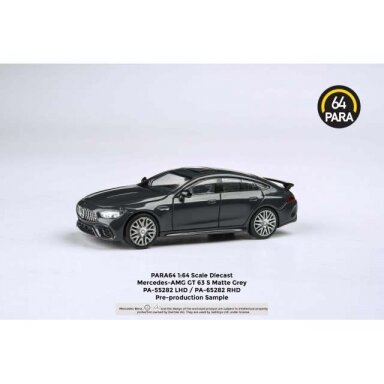 PRE-ORD3R Para64 Modeliukas 1/64 2019 Mercedes Benz AMG GT63 S *Right Hand Drive*, matt grey (cars in a deluxe Acrylic window box) PRE-ORD3R Para64 Modeliukas 1/64 2019 Mercedes Benz AMG GT63 S *Right Hand Drive*, matt grey (cars in a deluxe Acrylic window box)