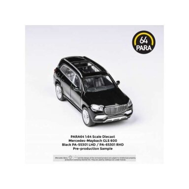 PRE-ORD3R Para64 Modeliukas 1/64 2020 Mercedes Maybach GLS *Right Hand Drive*, black (cars in a deluxe Acrylic window box) PRE-ORD3R Para64 Modeliukas 1/64 2020 Mercedes Maybach GLS *Right Hand Drive*, black (cars in a deluxe Acrylic window box)