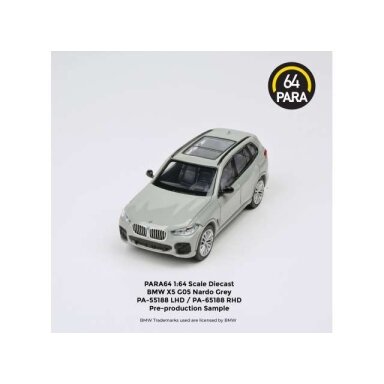 PRE-ORD3R Para64 Modeliukas 1/64 BMW X5 G05 *Right Hand Drive*, nardo grey (cars in a deluxe Acrylic window box) PRE-ORD3R Para64 Modeliukas 1/64 BMW X5 G05 *Right Hand Drive*, nardo grey (cars in a deluxe Acrylic window box)