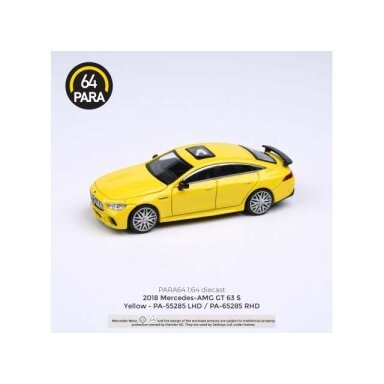 PRE-ORD3R Para64 Modeliukas 2019 Mercedes Benz AMG GT63 S *Left Hand Drive*, yellow (cars in a deluxe Acrylic window box) PRE-ORD3R Para64 Modeliukas 2019 Mercedes Benz AMG GT63 S *Left Hand Drive*, yellow (cars in a deluxe Acrylic window box)