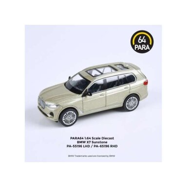 Para64 Modeliukas BMW X7 *Left Hand Drive*, sunstone (cars in a deluxe Acrylic window box) Para64 Modeliukas BMW X7 *Left Hand Drive*, sunstone (cars in a deluxe Acrylic window box)