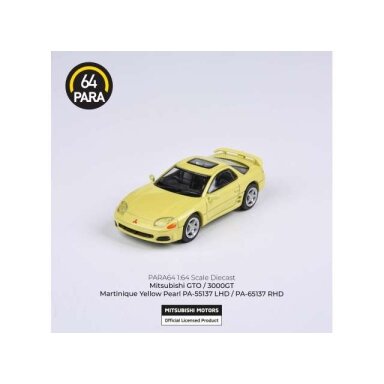 PRE-ORD3R Para64 Modeliukas Mitsubishi 3000GT GTO *Left Hand Drive*, martinique yellow pearl (cars in a deluxe Acrylic window box) PRE-ORD3R Para64 Modeliukas Mitsubishi 3000GT GTO *Left Hand Drive*, martinique yellow pearl (cars in a deluxe Acrylic window box)
