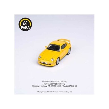 Para64 Modeliukas Ruf CTR2 *Left Hand Drive*, blossom yellow (cars in a deluxe Acrylic window box) Para64 Modeliukas Ruf CTR2 *Left Hand Drive*, blossom yellow (cars in a deluxe Acrylic window box)