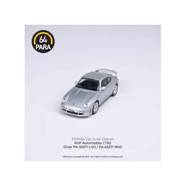 PRE-ORD3R Para64 Modeliukas Ruf CTR2 *Right Hand Drive*, silver (cars in a deluxe Acrylic window box) PRE-ORD3R Para64 Modeliukas Ruf CTR2 *Right Hand Drive*, silver (cars in a deluxe Acrylic window box)