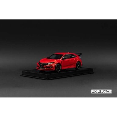 PRE-ORD3R Pop Race Modeliukas 1/18 FK8 Mugen Civic Type R - Red PRE-ORD3R Pop Race Modeliukas 1/18 FK8 Mugen Civic Type R - Red