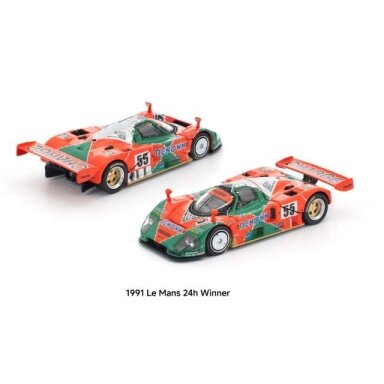 Pop Race Modeliukas 1/64 1991 Mazda 787B Le Mans 24h Winner, various