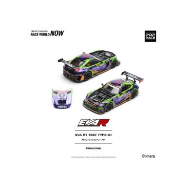 PRE-ORD3R Pop race Modeliukas 1/64 2023 Eva RT Test Type-01 AMG GT3 Evo Macau GP, various PRE-ORD3R Pop race Modeliukas 1/64 2023 Eva RT Test Type-01 AMG GT3 Evo Macau GP, various