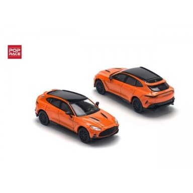 PRE-ORD3R Pop Race Modeliukas 1/64 Aston Martin DBX 707, cosmos orange PRE-ORD3R Pop Race Modeliukas 1/64 Aston Martin DBX 707, cosmos orange