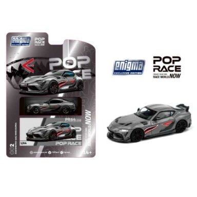 Pop Race Modeliukas 1/64 Darwin Pro 66G NWB Supra A90, grey metallic Pop Race Modeliukas 1/64 Darwin Pro 66G NWB Supra A90, grey metallic