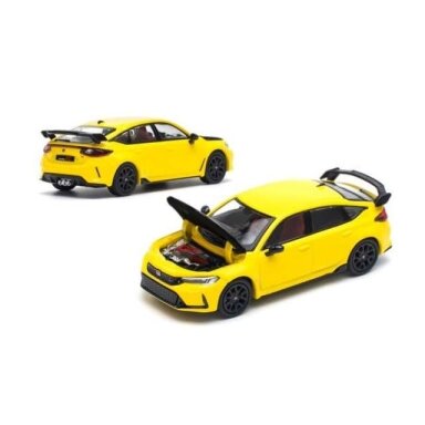 Pop Race Modeliukas 1/64 Honda Civic Type-R FL5, yellow Pop Race Modeliukas 1/64 Honda Civic Type-R FL5, yellow