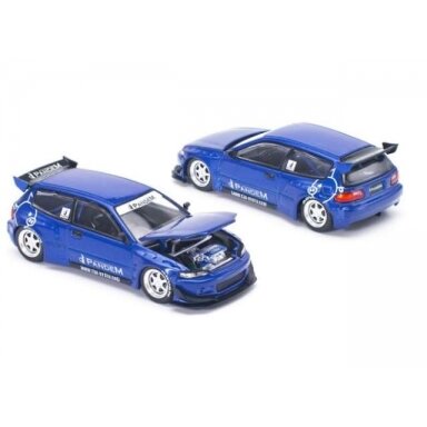 Pop Race Modeliukas 1/64 Honda Pandem Civic EG6, blue (yra Sandėlyje) Pop Race Modeliukas 1/64 Honda Pandem Civic EG6, blue (yra Sandėlyje)