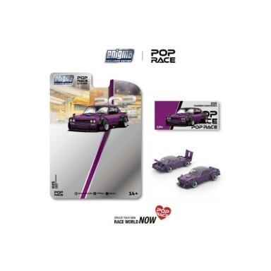 PRE-ORD3R Pop Race Modeliukas 1/64 PANDEM Hakosuka, purple PRE-ORD3R Pop Race Modeliukas 1/64 PANDEM Hakosuka, purple
