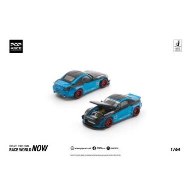 PRE-ORD3R Pop race Modeliukas 1/64 Pandem S2000, metallic blue PRE-ORD3R Pop race Modeliukas 1/64 Pandem S2000, metallic blue