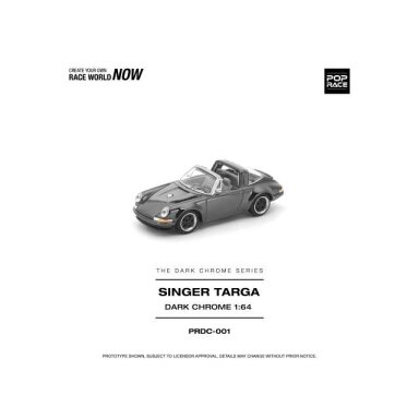 PRE-ORD3R Pop Race Modeliukas 1/64 Singer Targa *The Dark Chrome Series*, dark chrome PRE-ORD3R Pop Race Modeliukas 1/64 Singer Targa *The Dark Chrome Series*, dark chrome