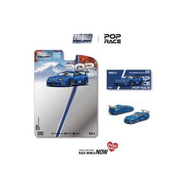 PRE-ORD3R Pop race Modeliukas 1/64 Top Secret Supra GT500 (A80), blue PRE-ORD3R Pop race Modeliukas 1/64 Top Secret Supra GT500 (A80), blue
