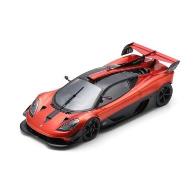 PRE-ORD3R Schuco 1/18 2023 Gordon Murray Automotive T.50s Niki Lauda, orange-red
