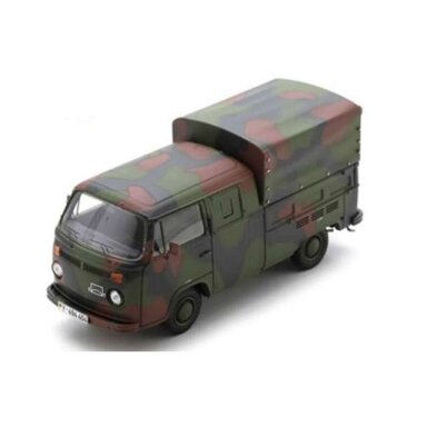 PRE-ORD3R Schuco 1/35 Volkswagen T2 Double Cabine Bundeswehr, camouflage