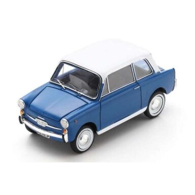 PRE-ORD3R Schuco 1/43 1962 Autobianchi Bianchina Berlina Coupe, blue/white