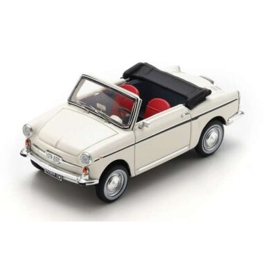 PRE-ORD3R Schuco 1/43 1962 Autobianchi Cabriolet, white