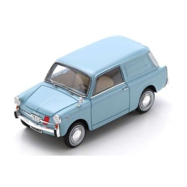 PRE-ORD3R Schuco 1/43 1965 Autobianchi Bianchina Furgoncino (break), blue