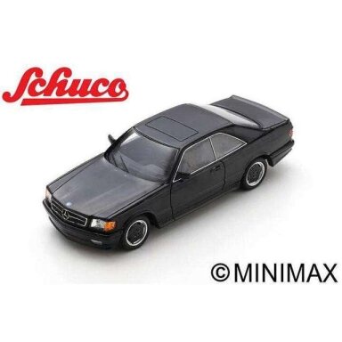 PRE-ORD3R Schuco 1/43 1986 Mercedes Benz 560 SEC AMG, black