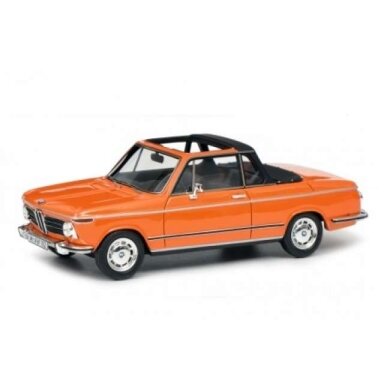 PRE-ORD3R Schuco 1/43 BMW 2002 Cabrio, orange