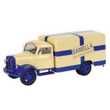PRE-ORD3R Schuco 1/43 Borward B2500 *Sanella*, beige/blue