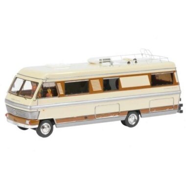 PRE-ORD3R Schuco 1/43 Hymermobil 900, beige/brown