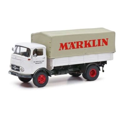 PRE-ORD3R Schuco 1/43 Mercedes Benz LP911 Prit./Plane, white