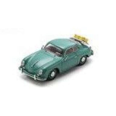 PRE-ORD3R Schuco 1/43 Porsche 356 Coupe with bagage, mint green
