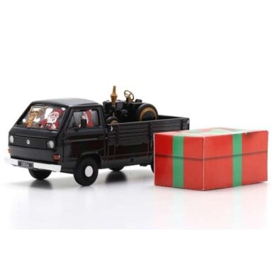 PRE-ORD3R Schuco 1/43 Volkswagen T3a Christmas 2024 + Piccolo Lanz Bulldog, black