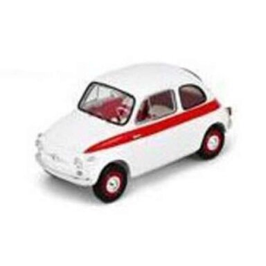 PRE-ORD3R Schuco #S18U00024 1/18 1958 Fiat 500 Sport, white/red