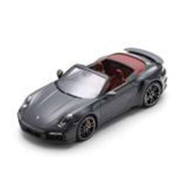 PRE-ORD3R Schuco #S18U00143 1/18 2022 Porsche 911 (992)Turbo S Cabriolet, grey