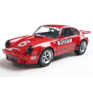 PRE-ORD3R Solido 1/18 1974 Porsche 911 IROC #6 *FOYT* Iroc Daytona, red