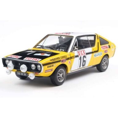 PRE-ORD3R Solido 1/18 1976 Renault 17 PH.1 #23 Prive/Tilbert Rally du Maroc, various