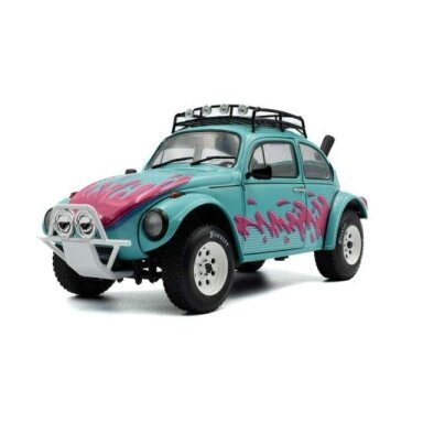 PRE-ORD3R Solido 1/18 1976 Volkswagen Kever Baja Miami, blue/pink