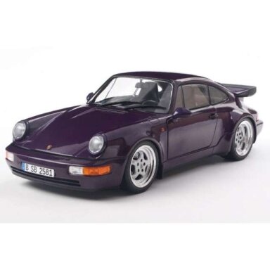 PRE-ORD3R Solido 1/18 1990 Porsche 911 964 Turbo, purple metallic