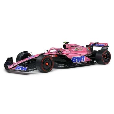 PRE-ORD3R Solido 1/18 2022 Alpine A522 F1 #31 Estaban Ocon GP Saudi Arabien, blue/pink