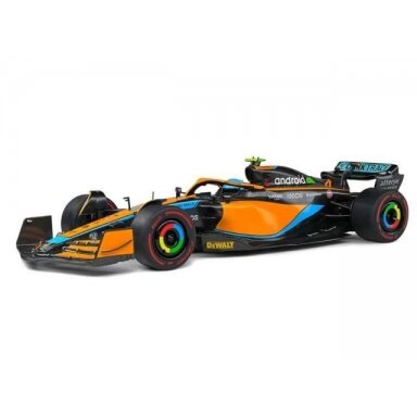 PRE-ORD3R Solido 1/18 2022 McLaren MCL36 #4 Lando Norris GP Emilia Romagna, orange/black