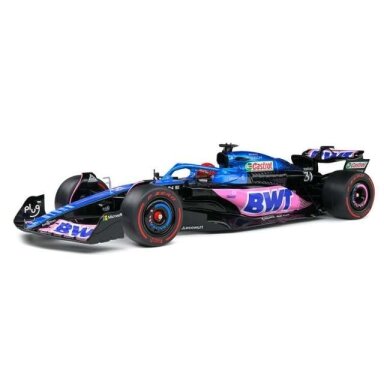 PRE-ORD3R Solido 1/18 2023 Alpine A523 F1 #31 E.Ocon Monaco GP, blue/pink